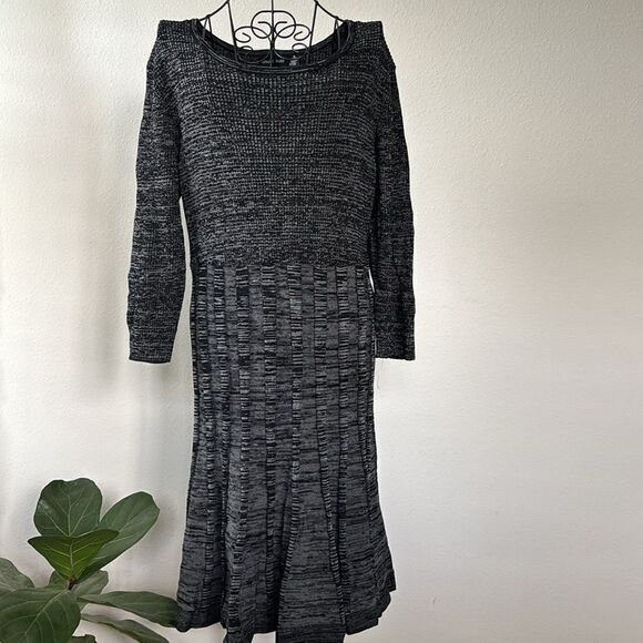 Nina Leonard Fit and Flare Sweater Dress - Picture 4 of 6
